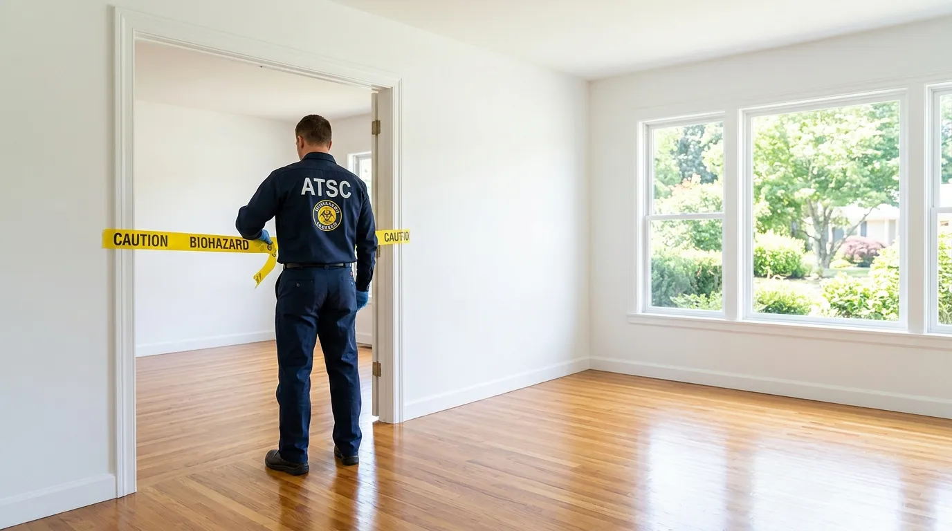Certified biohazard cleanup crew performing Decomposition Cleanup in Saint Paul