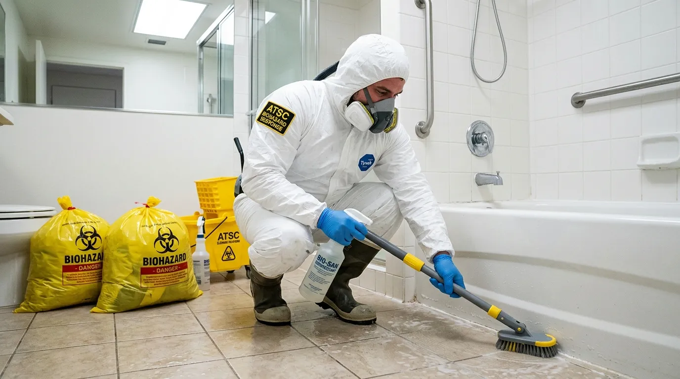 Decontamination equipment deployed for Blood Cleanup in Saint Paul